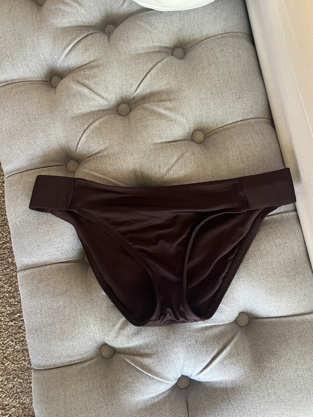 Dark brown mossimo bikini bottoms size small